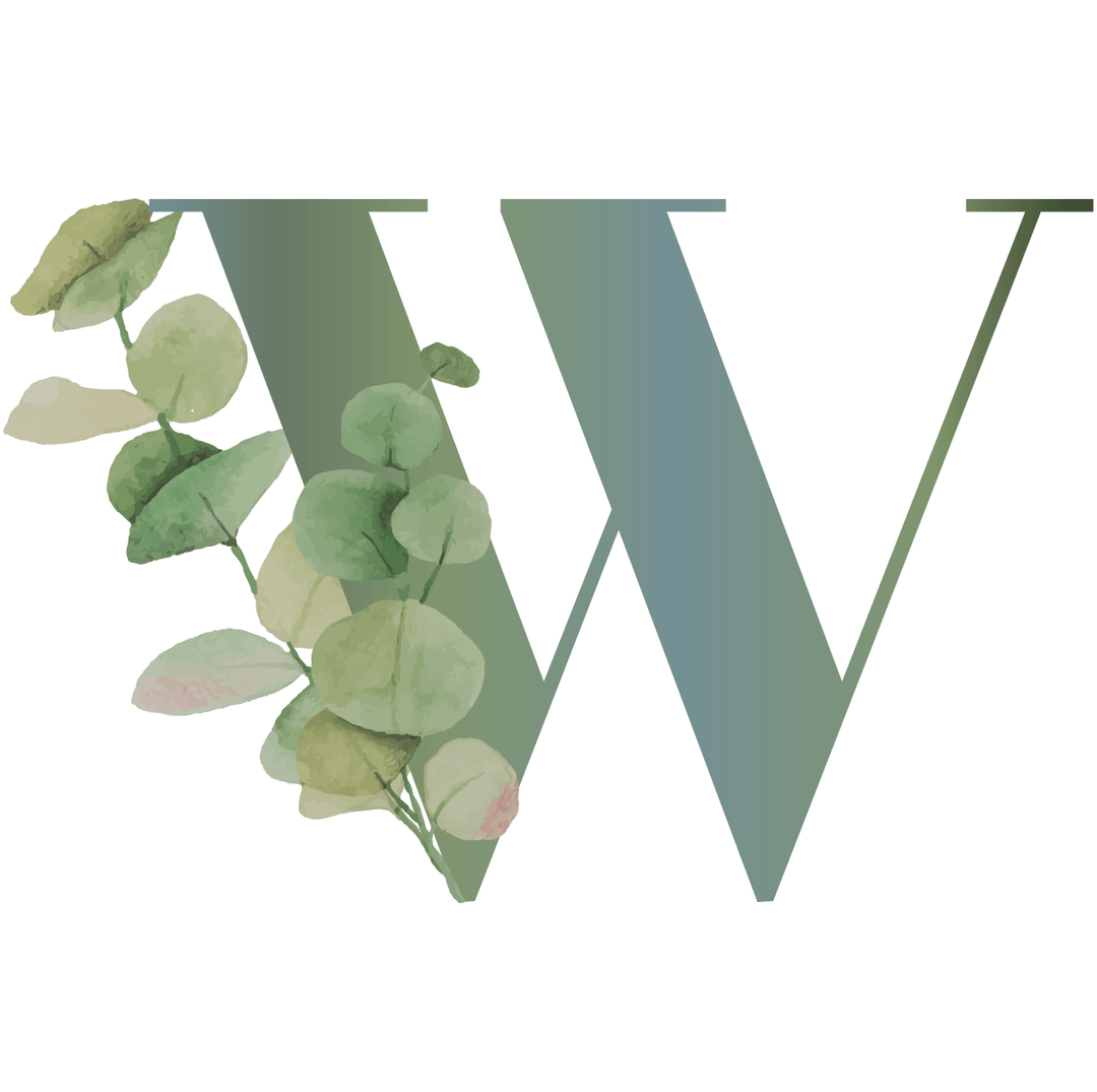 Botanical Letter Wall Sticker Decal - Boys wall - art - picture - poster