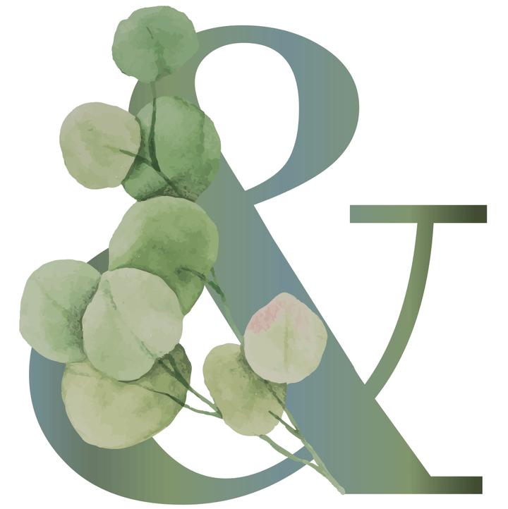 Botanical Letter Wall Sticker Decal - Boys wall - art - picture - poster