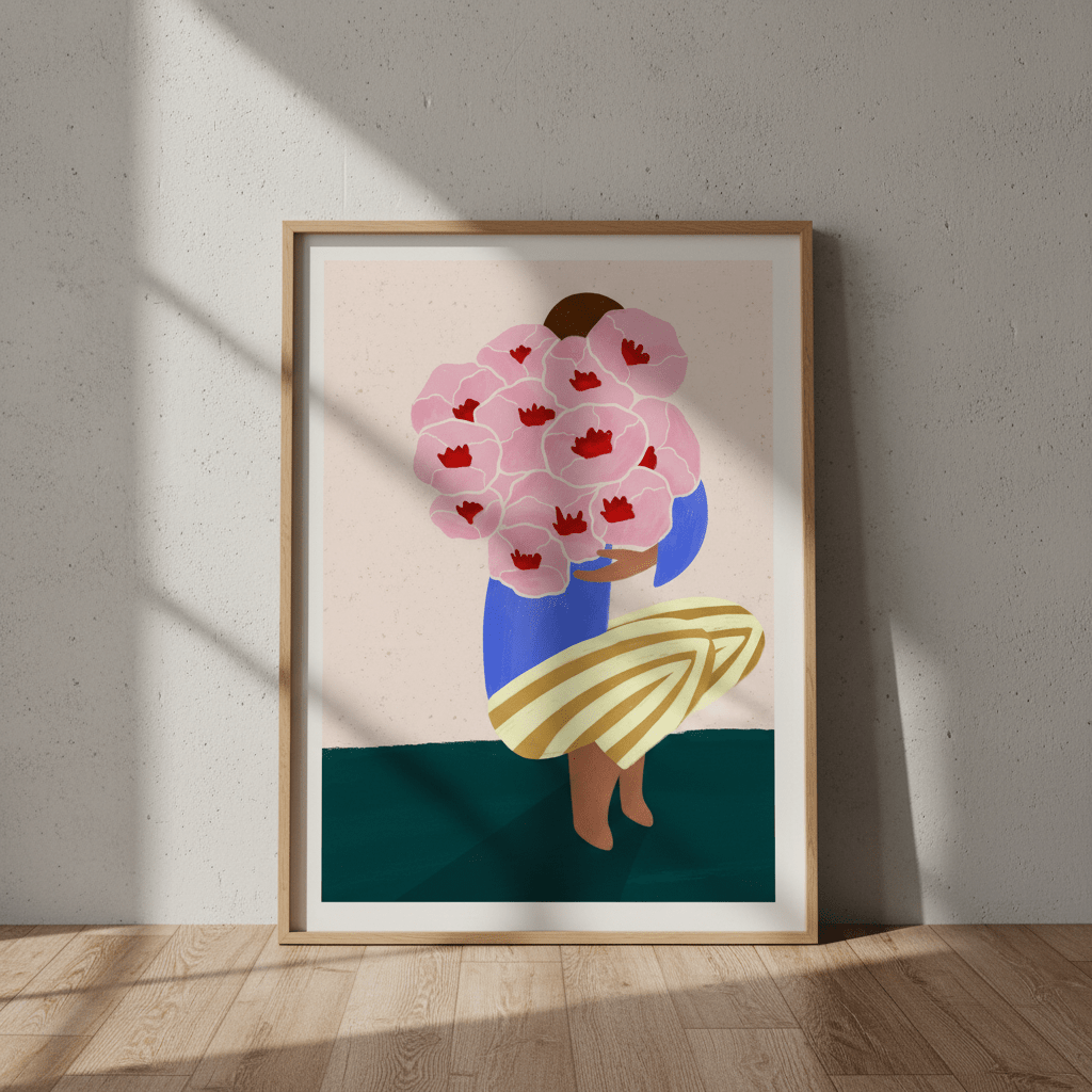 Bouquet of Flowers by Bea Muller wall - art - picture - poster