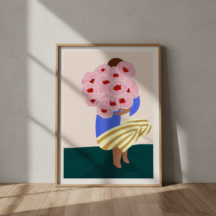 Bouquet of Flowers by Bea Muller wall - art - picture - poster