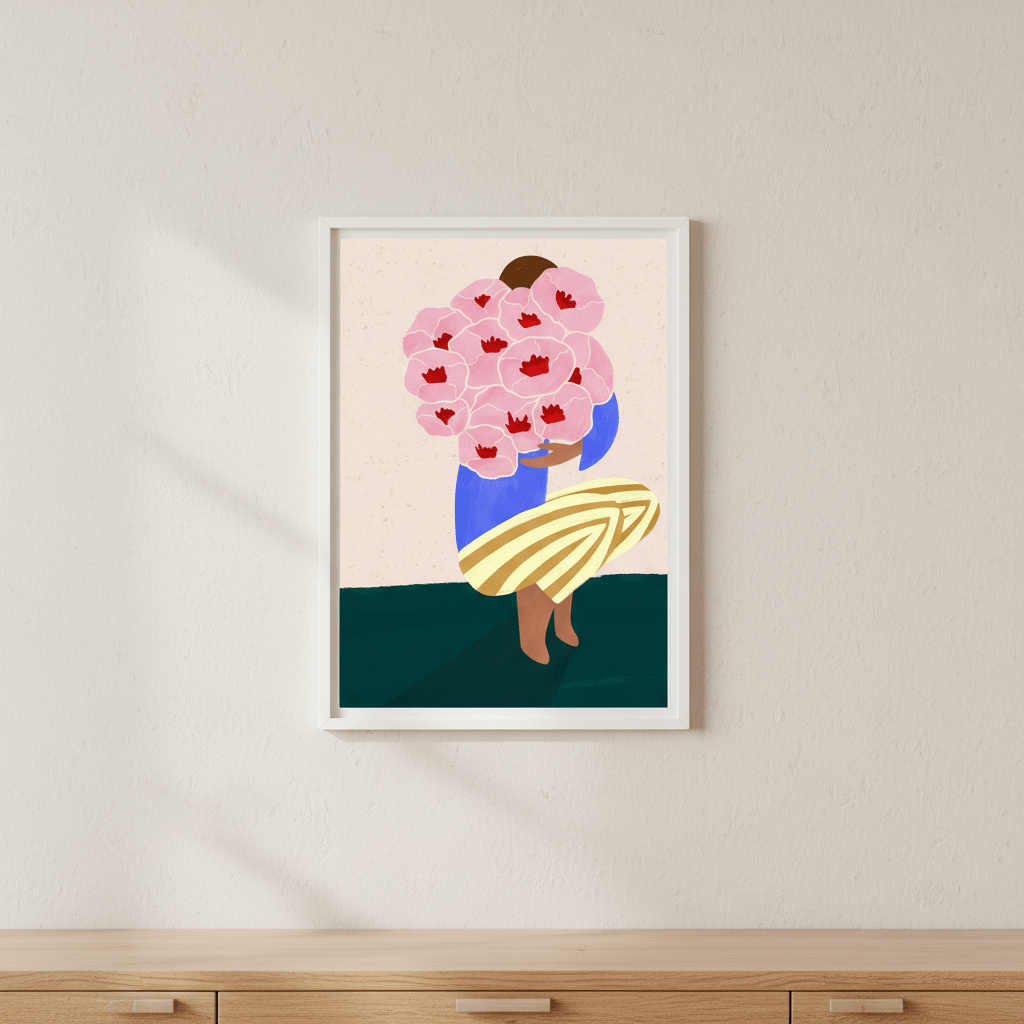 Bouquet of Flowers by Bea Muller wall - art - picture - poster