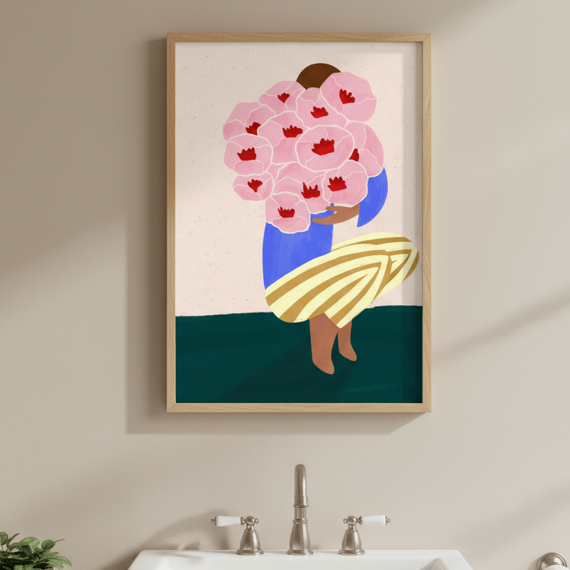 Bouquet of Flowers by Bea Muller wall - art - picture - poster