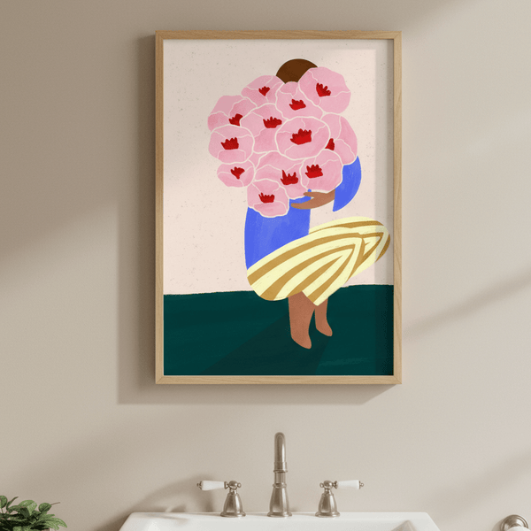 Bouquet of Flowers by Bea Muller | Art & Canvas Print