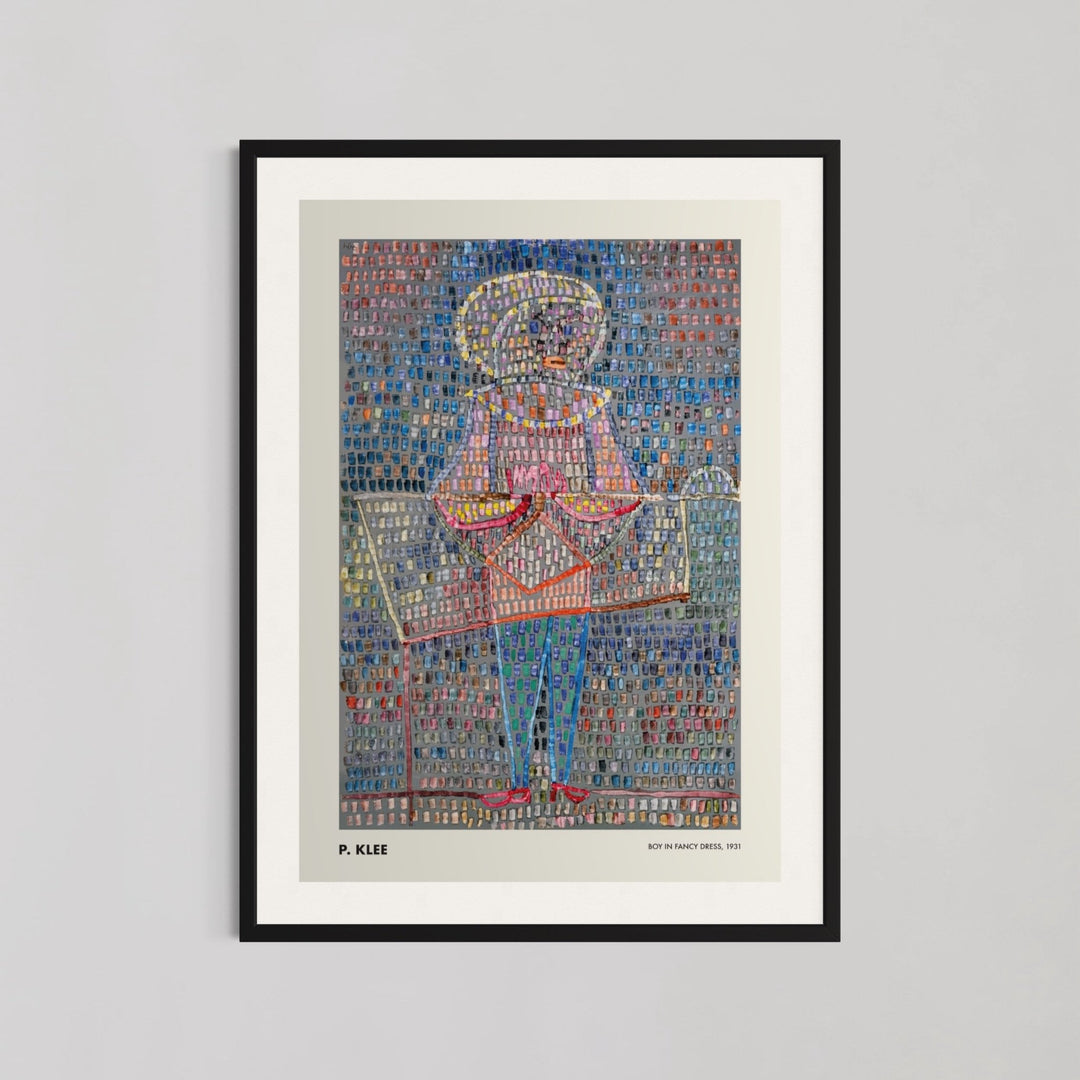 Boy in Fancy Dress Bedroom Wall Art By Paul Klee - Style My Wall