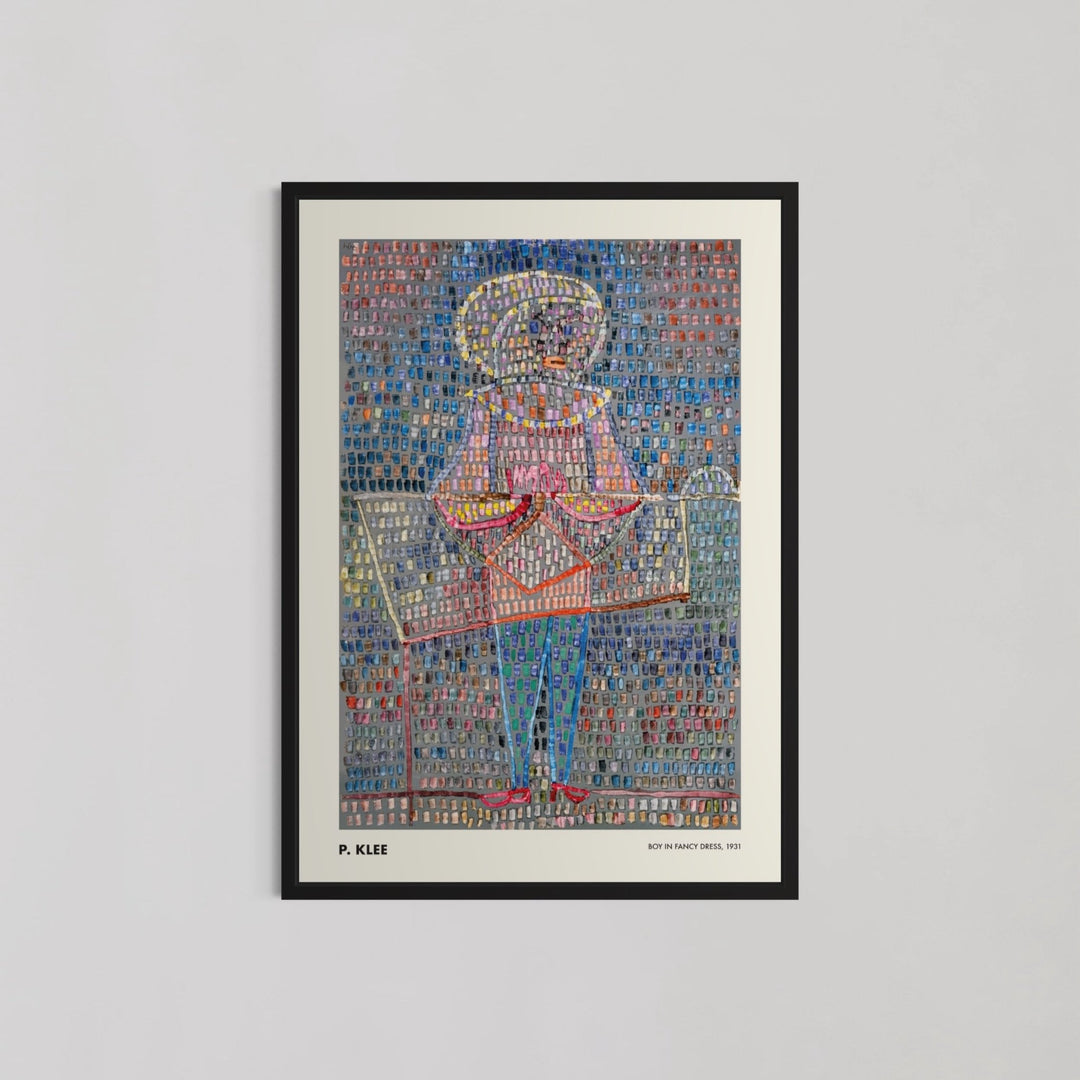 Boy in Fancy Dress Bedroom Wall Art By Paul Klee - Style My Wall