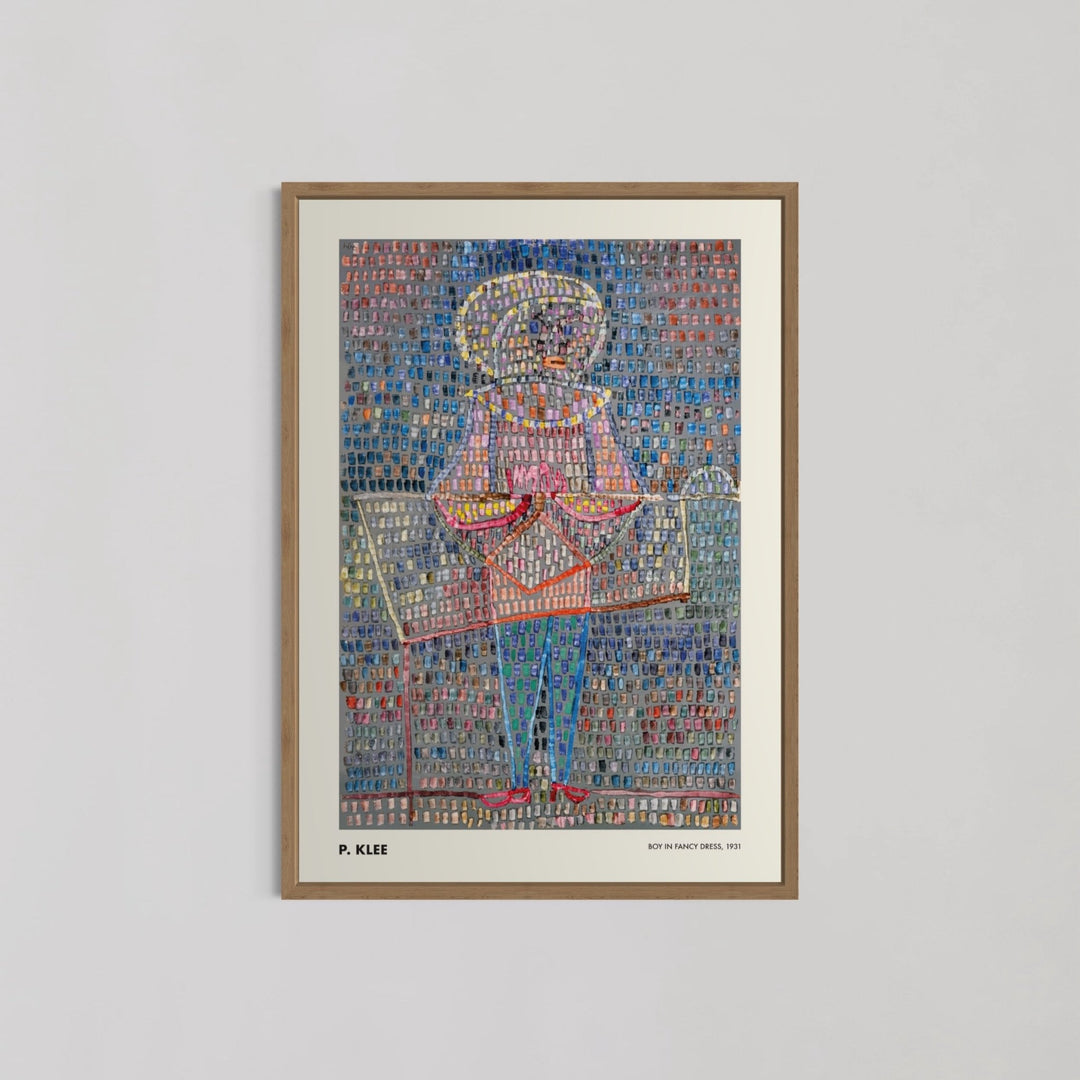 Boy in Fancy Dress Bedroom Wall Art By Paul Klee - Style My Wall