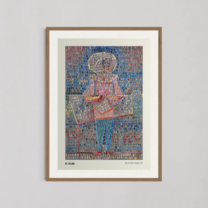 Boy in Fancy Dress Bedroom Wall Art By Paul Klee - Style My Wall,frame