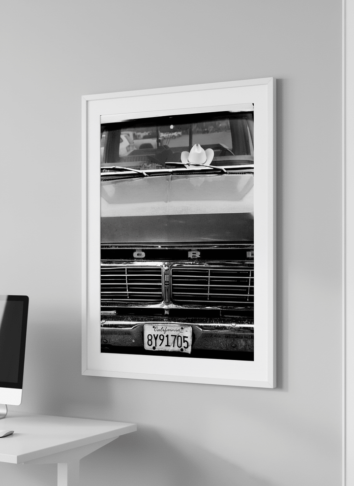 Contemporary wall art featured in a bright modern office workspace