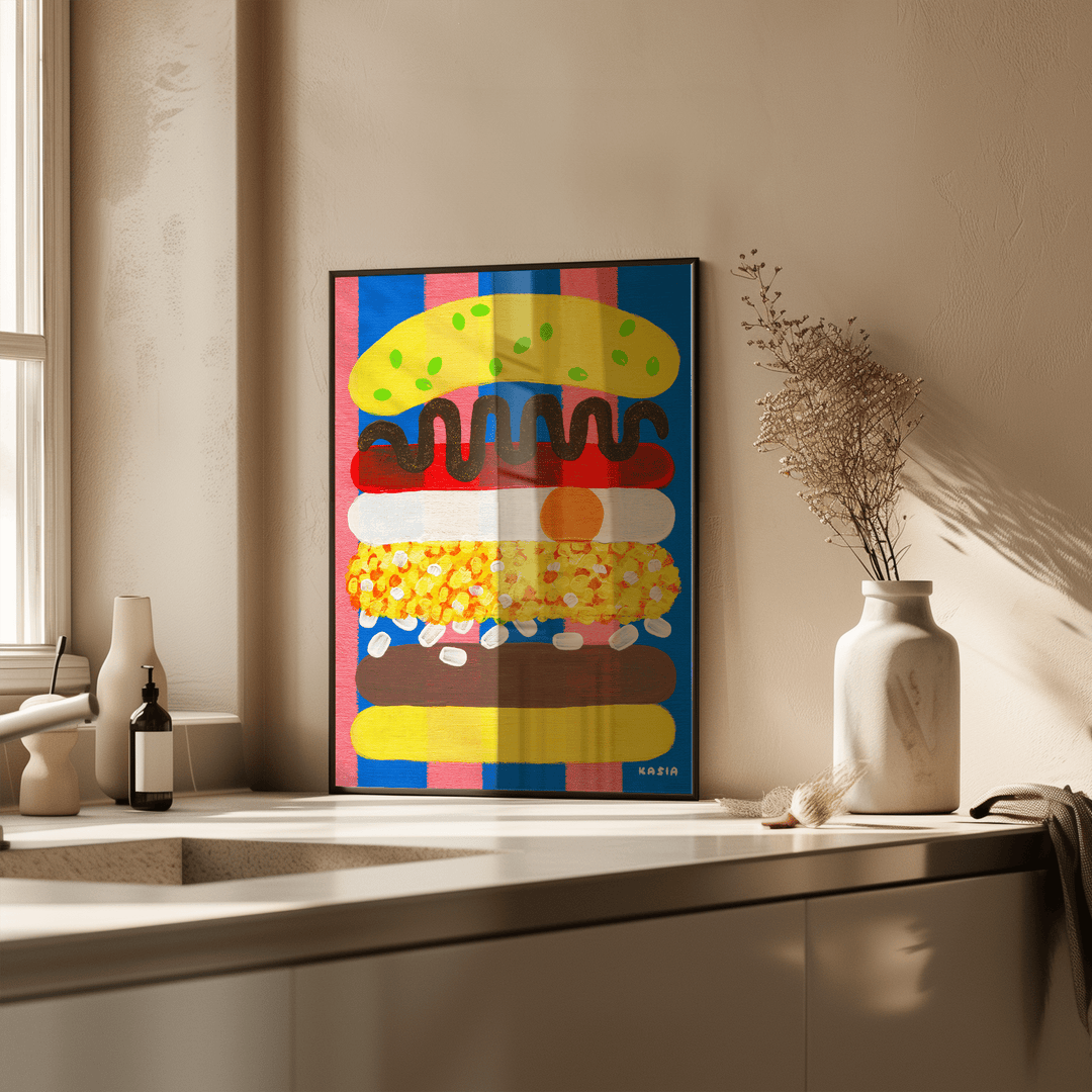 Breakfast Pop by Kasia Sykus wall - art - picture - poster