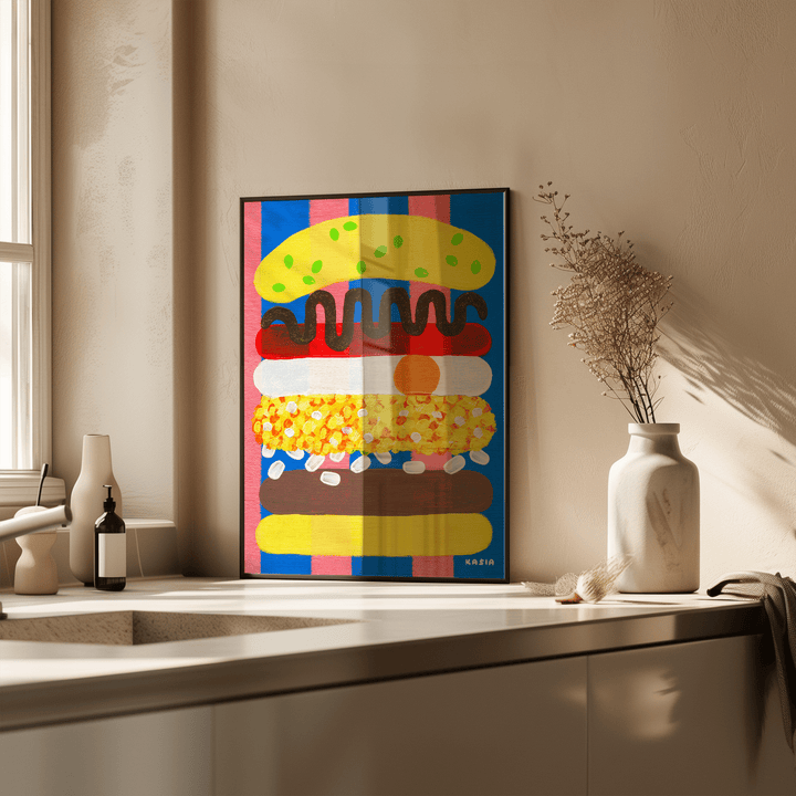 Breakfast Pop by Kasia Sykus wall - art - picture - poster