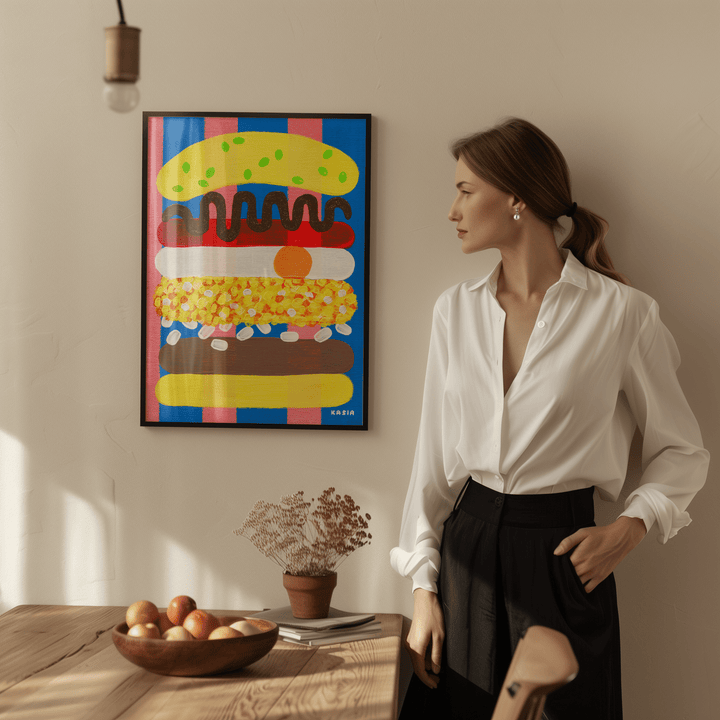 Breakfast Pop by Kasia Sykus wall - art - picture - poster