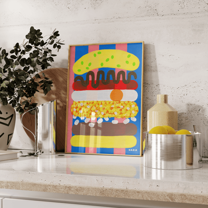 Breakfast Pop by Kasia Sykus wall - art - picture - poster