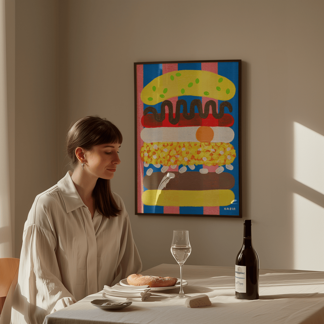 Breakfast Pop by Kasia Sykus wall - art - picture - poster