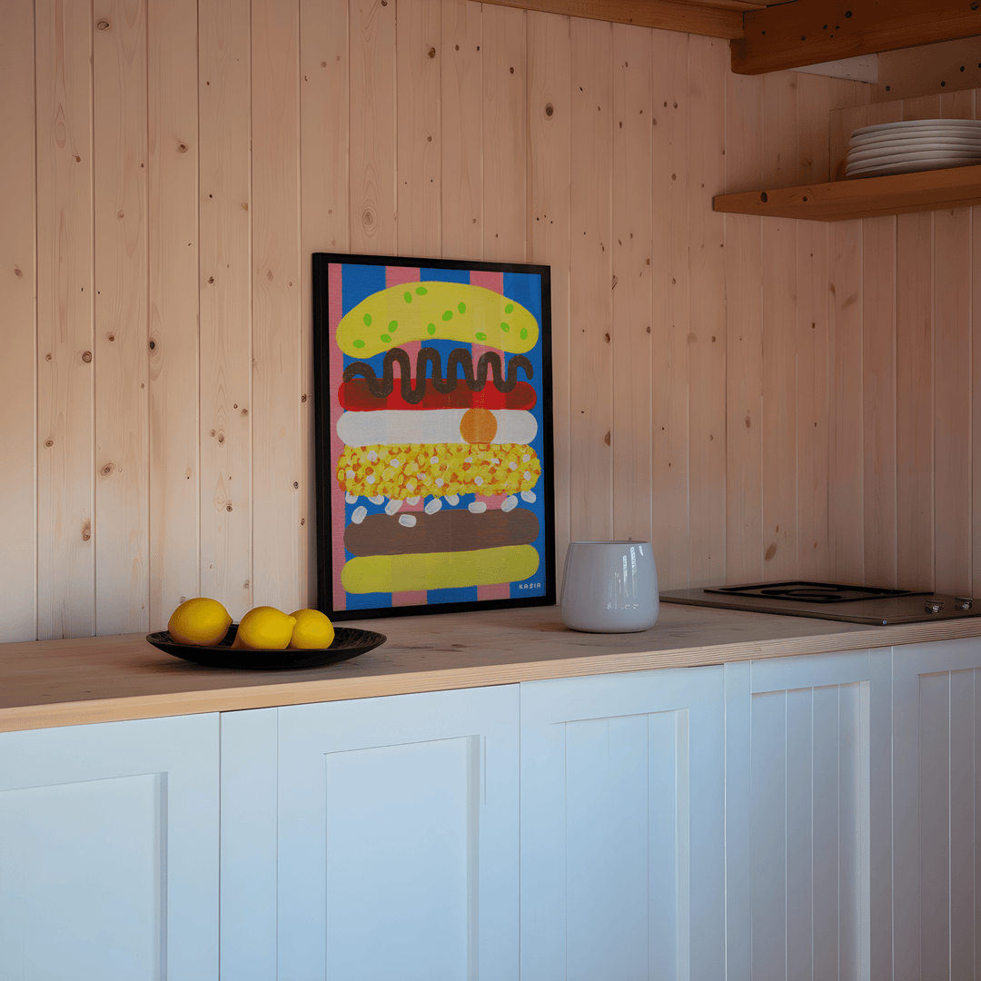 Breakfast Pop by Kasia Sykus wall - art - picture - poster