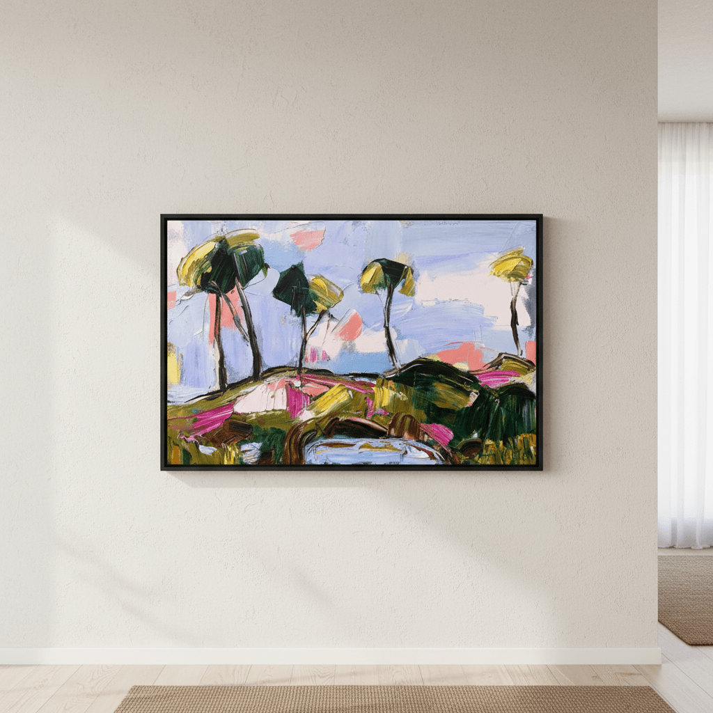 Breezy Hilltop by Angela Hawkey wall - art - picture - poster