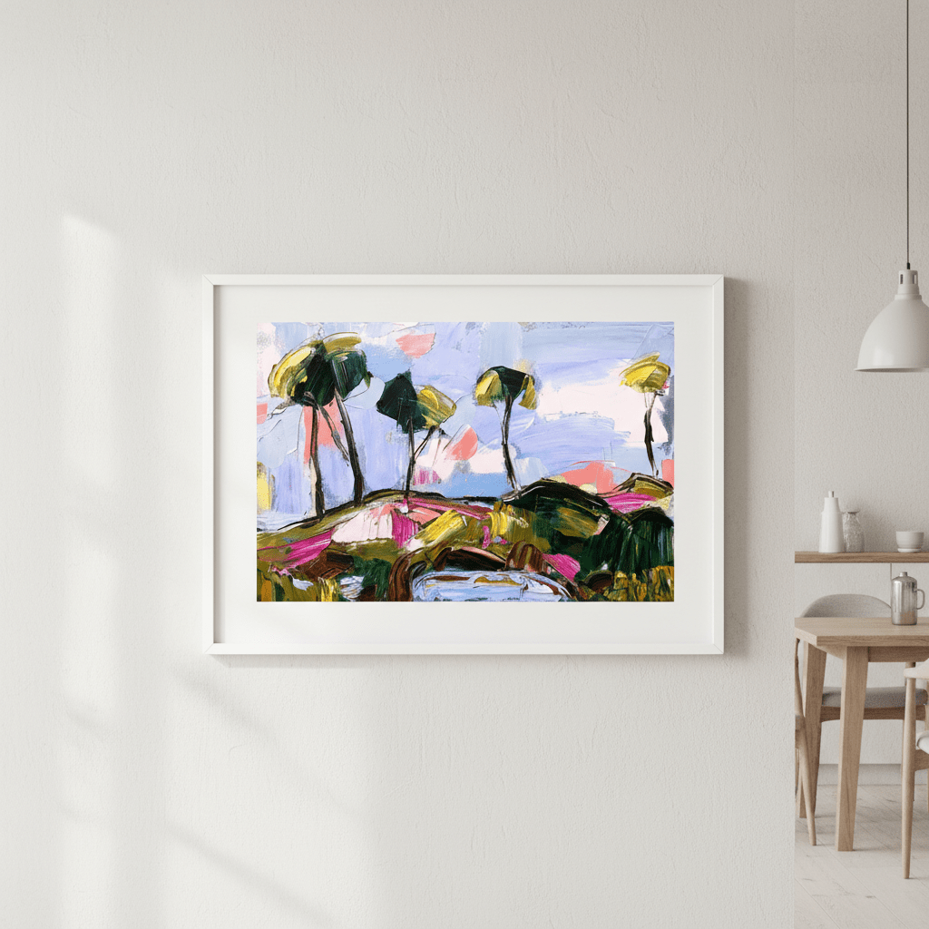 Breezy Hilltop by Angela Hawkey wall - art - picture - poster