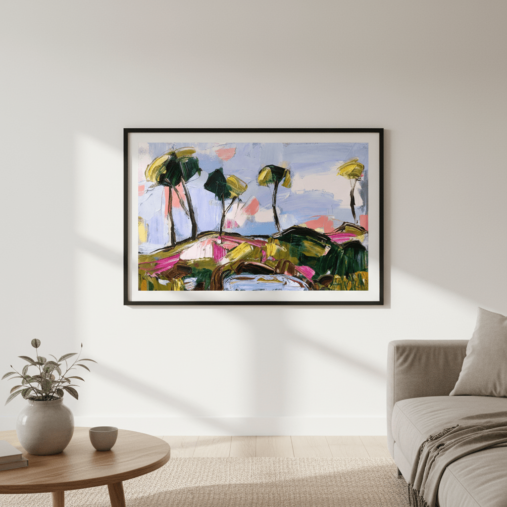 Breezy Hilltop by Angela Hawkey wall - art - picture - poster
