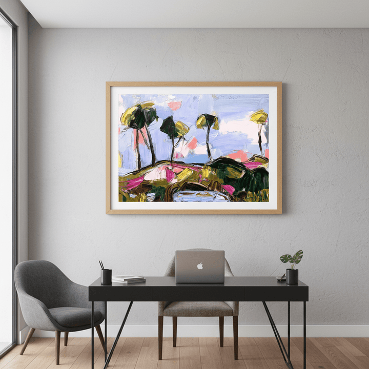 Breezy Hilltop by Angela Hawkey wall - art - picture - poster