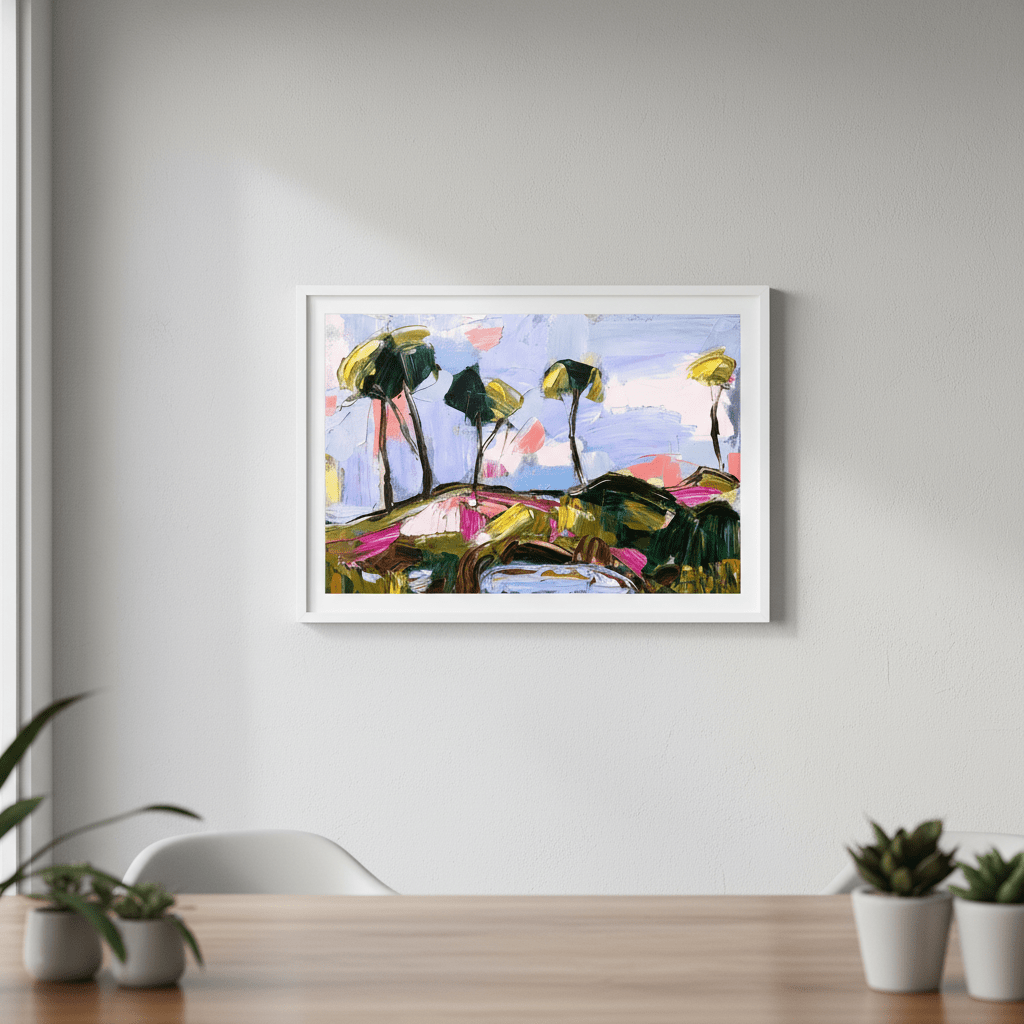 Breezy Hilltop by Angela Hawkey wall - art - picture - poster