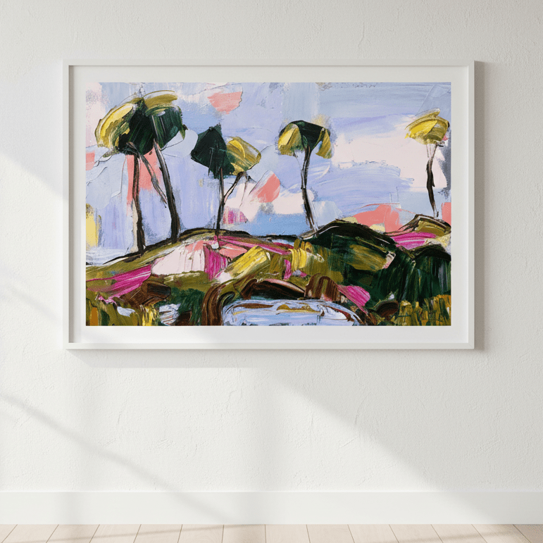 Breezy Hilltop by Angela Hawkey wall - art - picture - poster