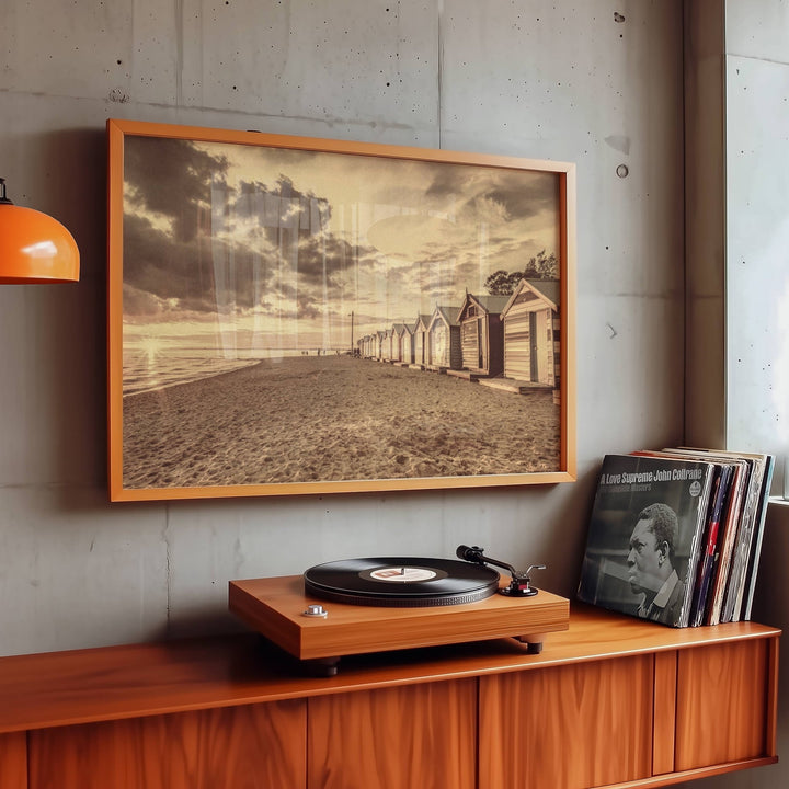 Brighton Bathing Boxes Photograph wall - art - picture - poster