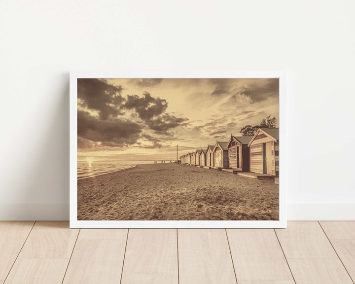 Brighton Bathing Boxes Photograph wall - art - picture - poster