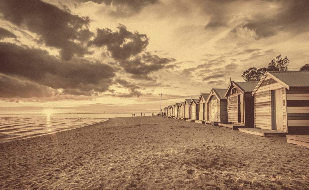 Brighton Bathing Boxes Photograph frame