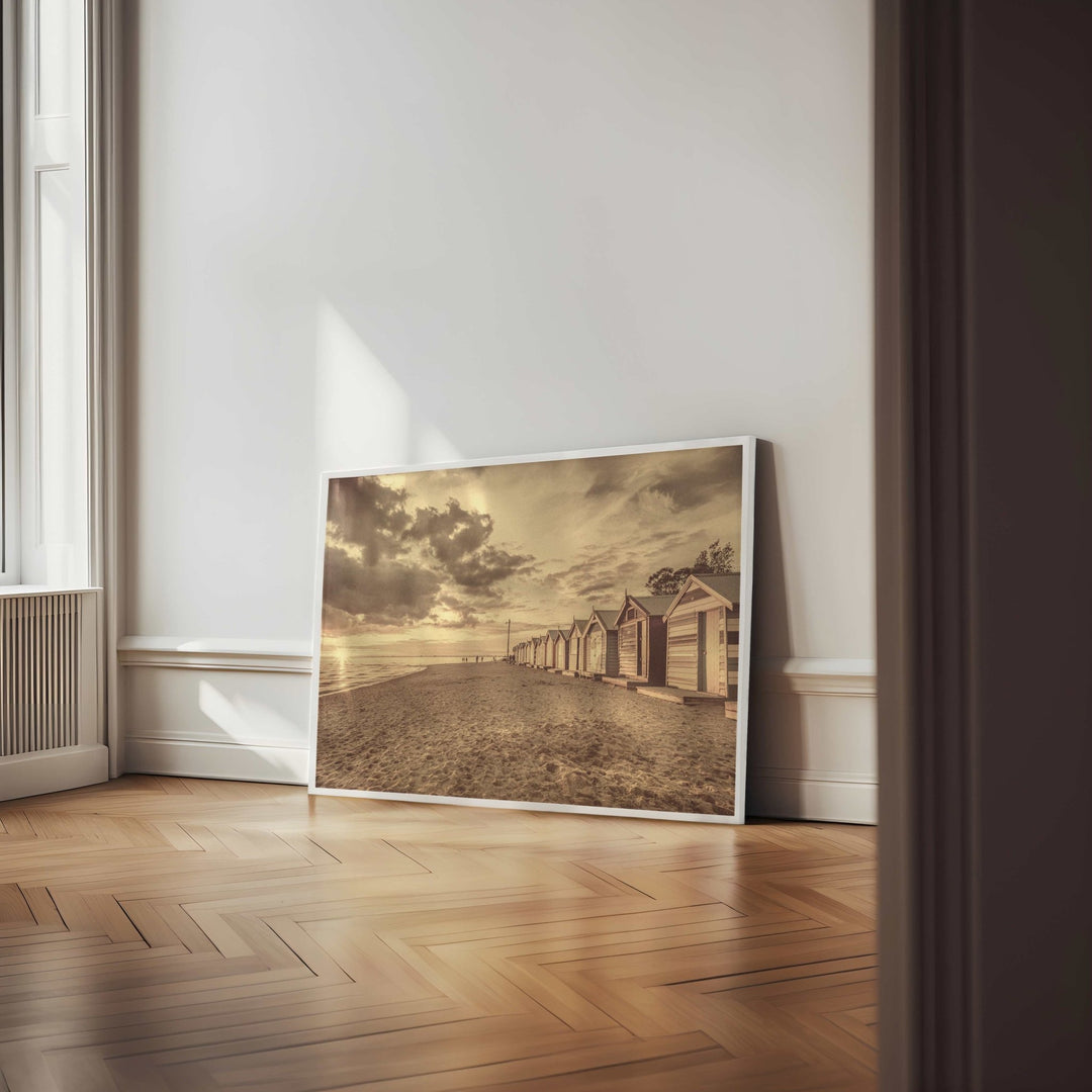 Brighton Bathing Boxes Photograph wall - art - picture - poster