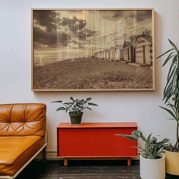 Brighton Bathing Boxes Photograph wall - art - picture - poster