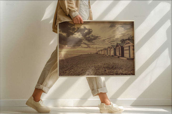 Brighton Bathing Boxes Photograph wall - art - picture - poster