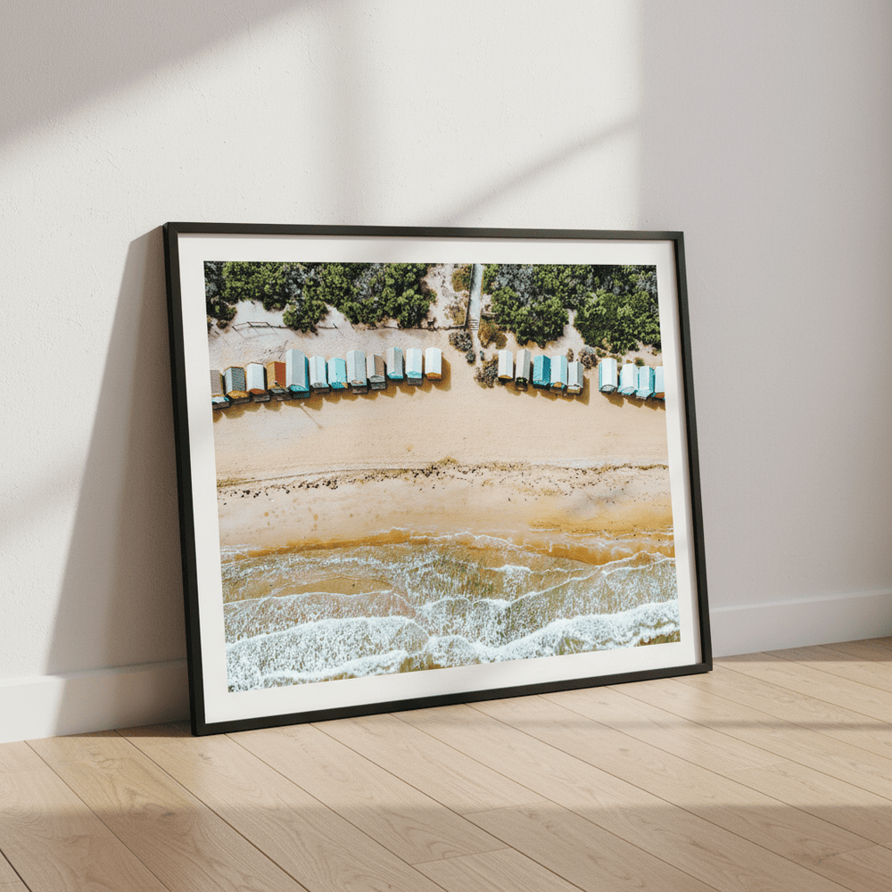 Brighton Boxes Aerial Photography Landscape wall-art-picture-poster