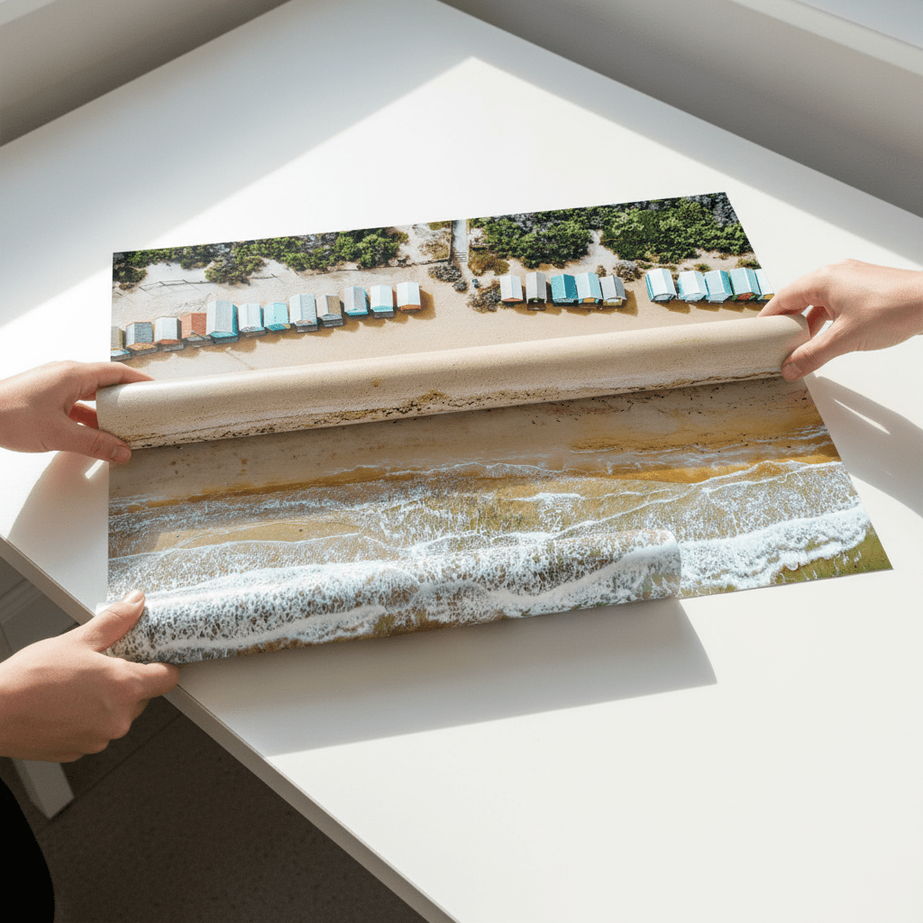 Brighton Boxes Aerial Photography Landscape wall-art-picture-poster