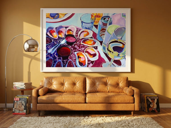 Brix, Brine, And Narragansett By Laurel Greenfield | Art & Canvas Print