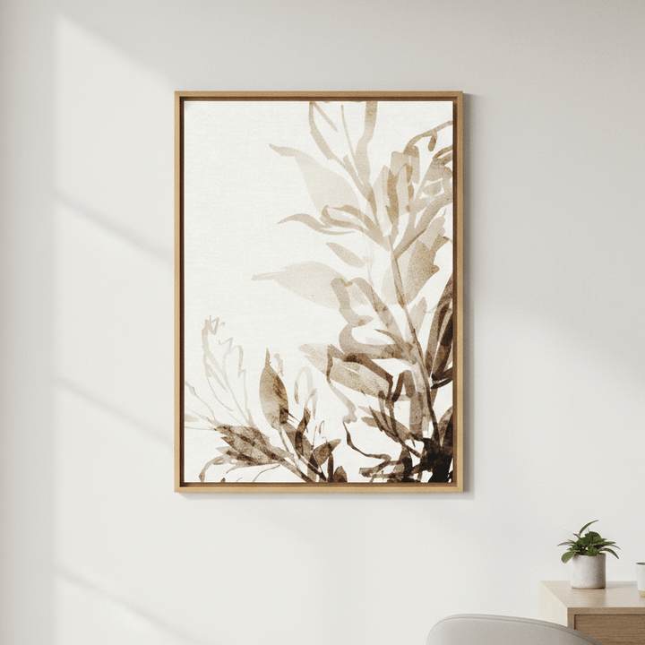 Brown Botanicals by Deer Muskeeter wall - art - picture - poster