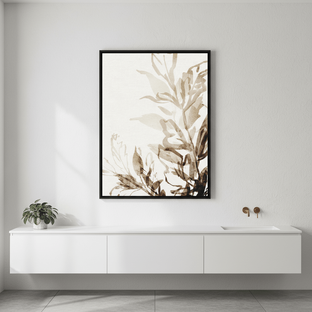 Brown Botanicals by Deer Muskeeter wall - art - picture - poster