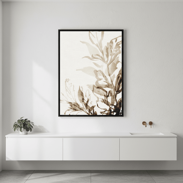 Brown Botanicals by Deer Muskeeter wall - art - picture - poster