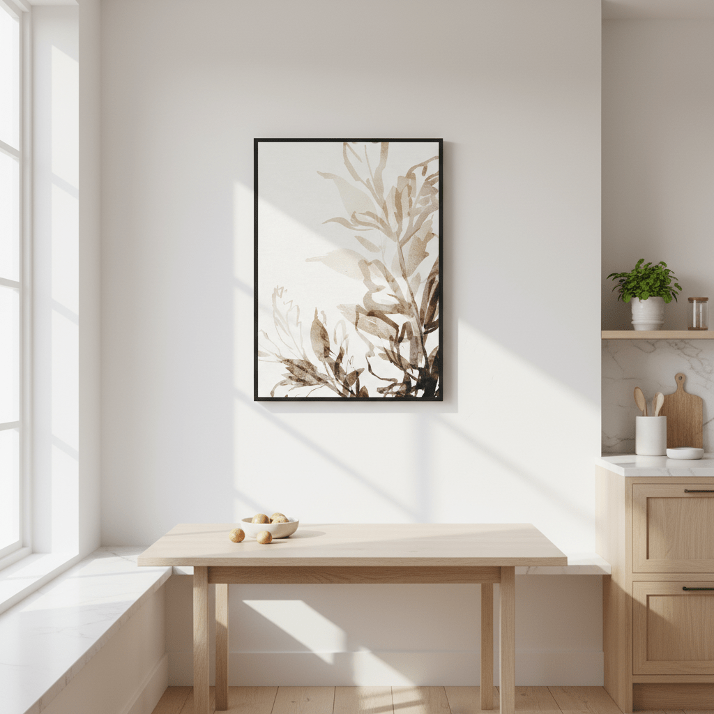 Brown Botanicals by Deer Muskeeter wall - art - picture - poster
