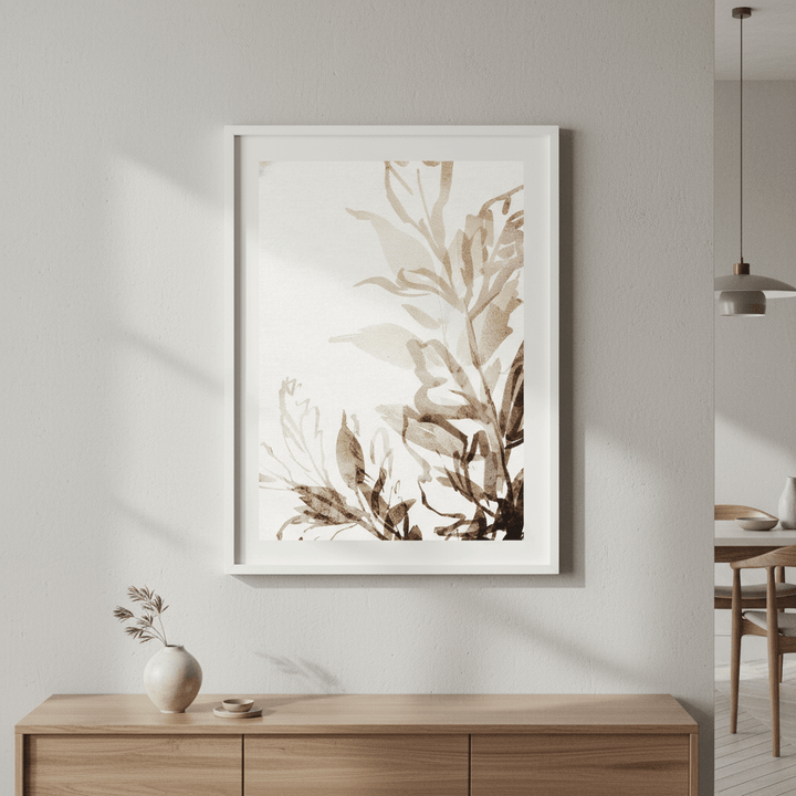 Brown Botanicals by Deer Muskeeter wall - art - picture - poster