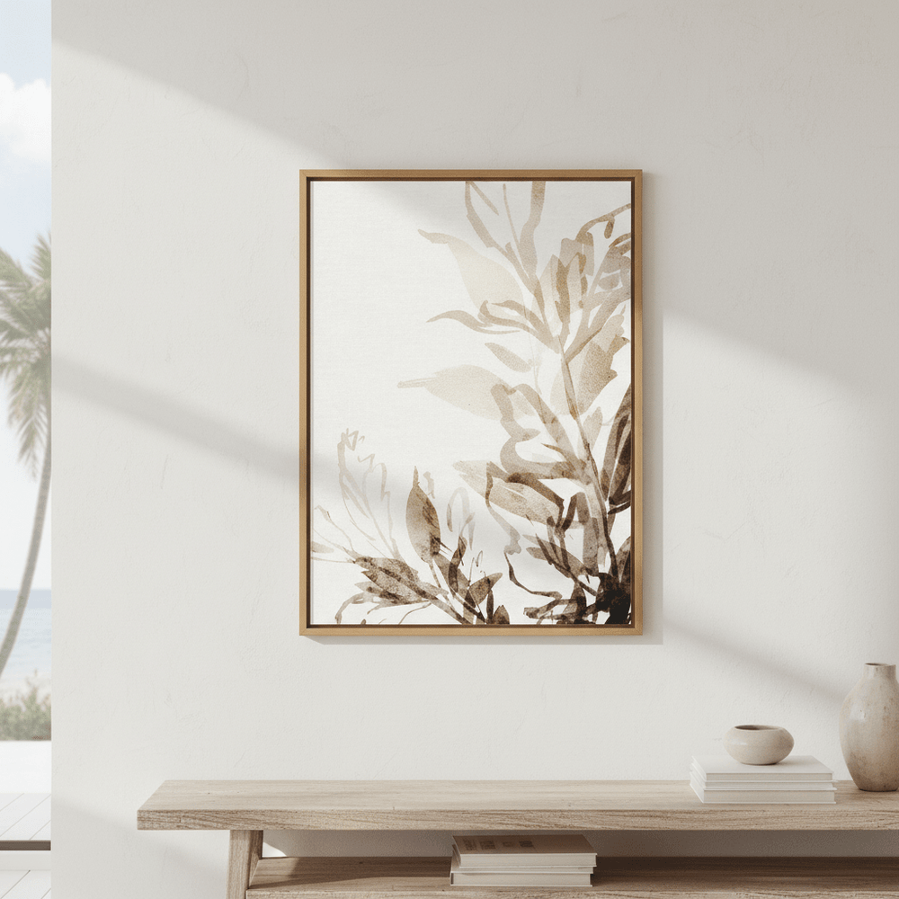 Brown Botanicals by Deer Muskeeter wall - art - picture - poster
