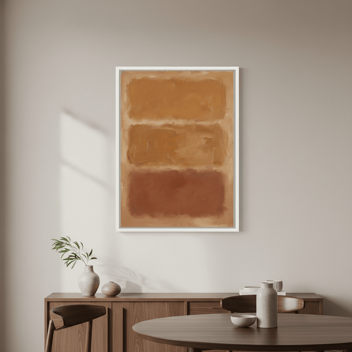 Brown Layers Mark Rothko Inspired Art wall - art - picture - poster
