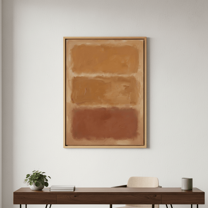 Brown Layers Mark Rothko Inspired Art wall - art - picture - poster