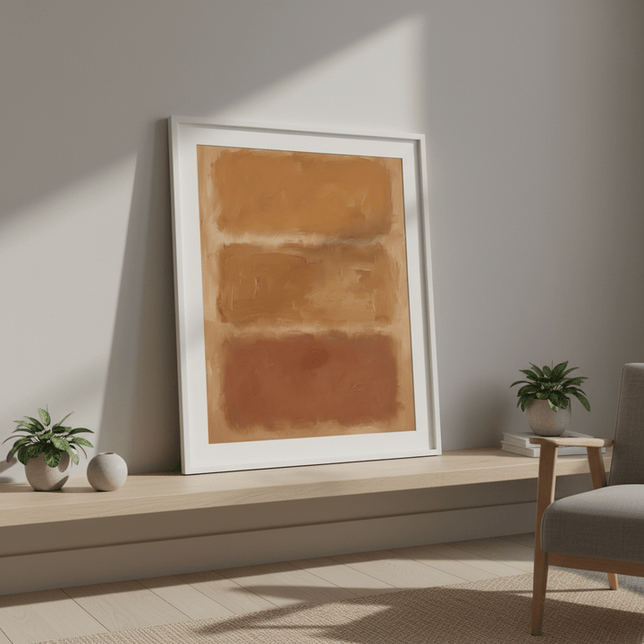 Brown Layers Mark Rothko Inspired Art wall - art - picture - poster