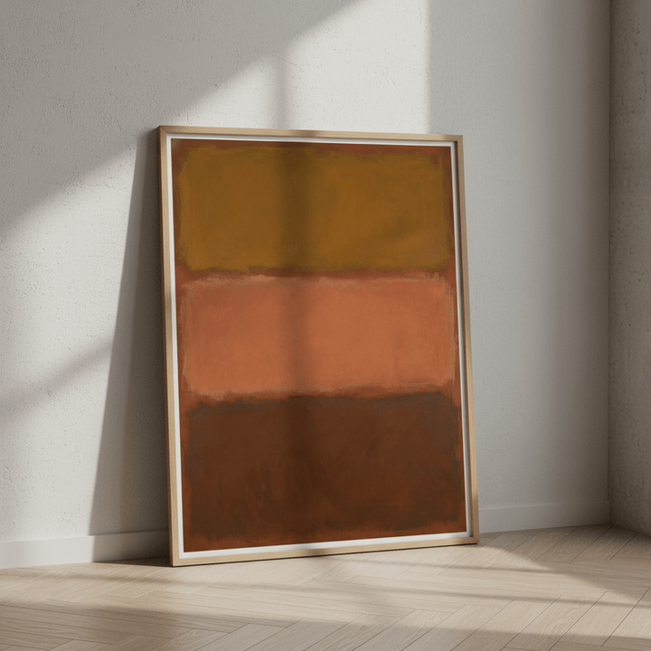 Brown on Chocolate Mark Rothko Inspired Art wall - art - picture - poster