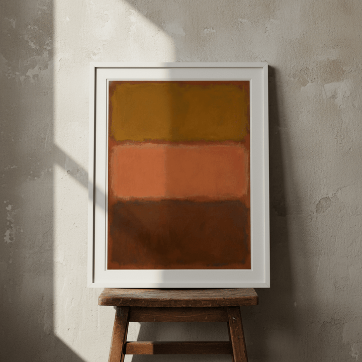 Brown on Chocolate Mark Rothko Inspired Art wall - art - picture - poster