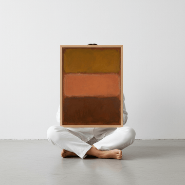 Brown on Chocolate Mark Rothko Inspired Art wall - art - picture - poster