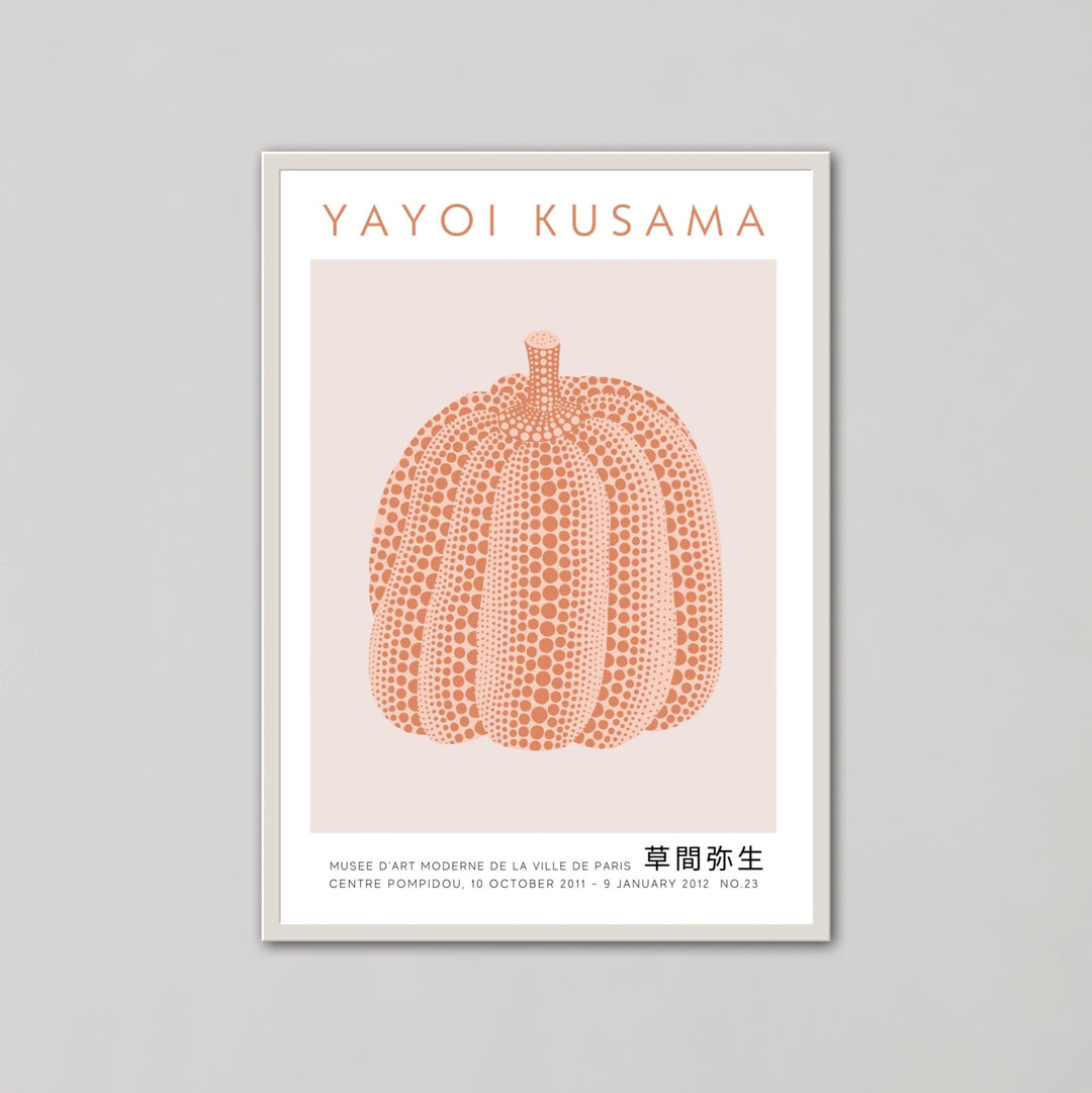 Brown Pumpkin Wall Prints by Yayoi Kusama - Style My Wall