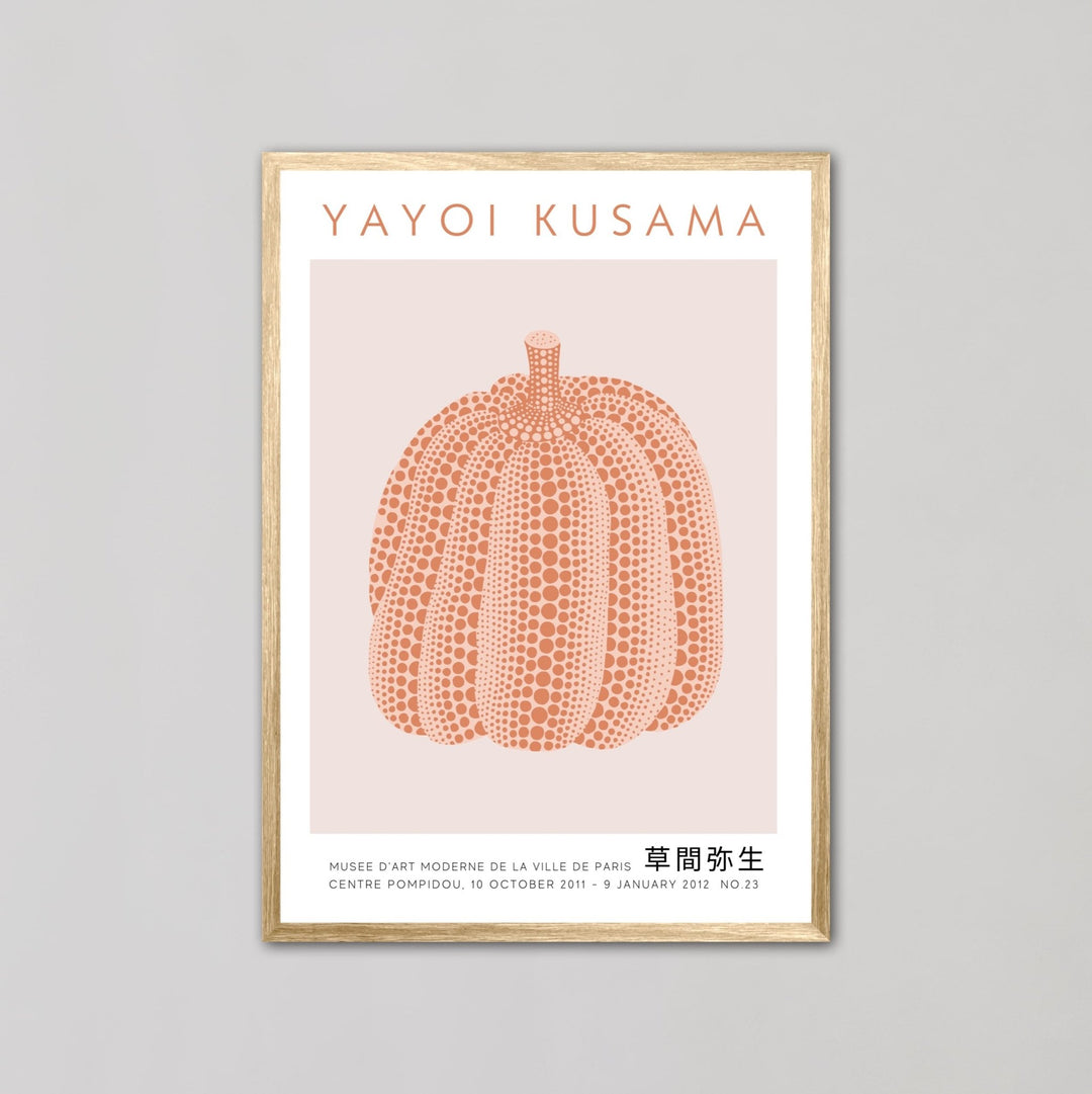 Brown Pumpkin Wall Prints by Yayoi Kusama - Style My Wall