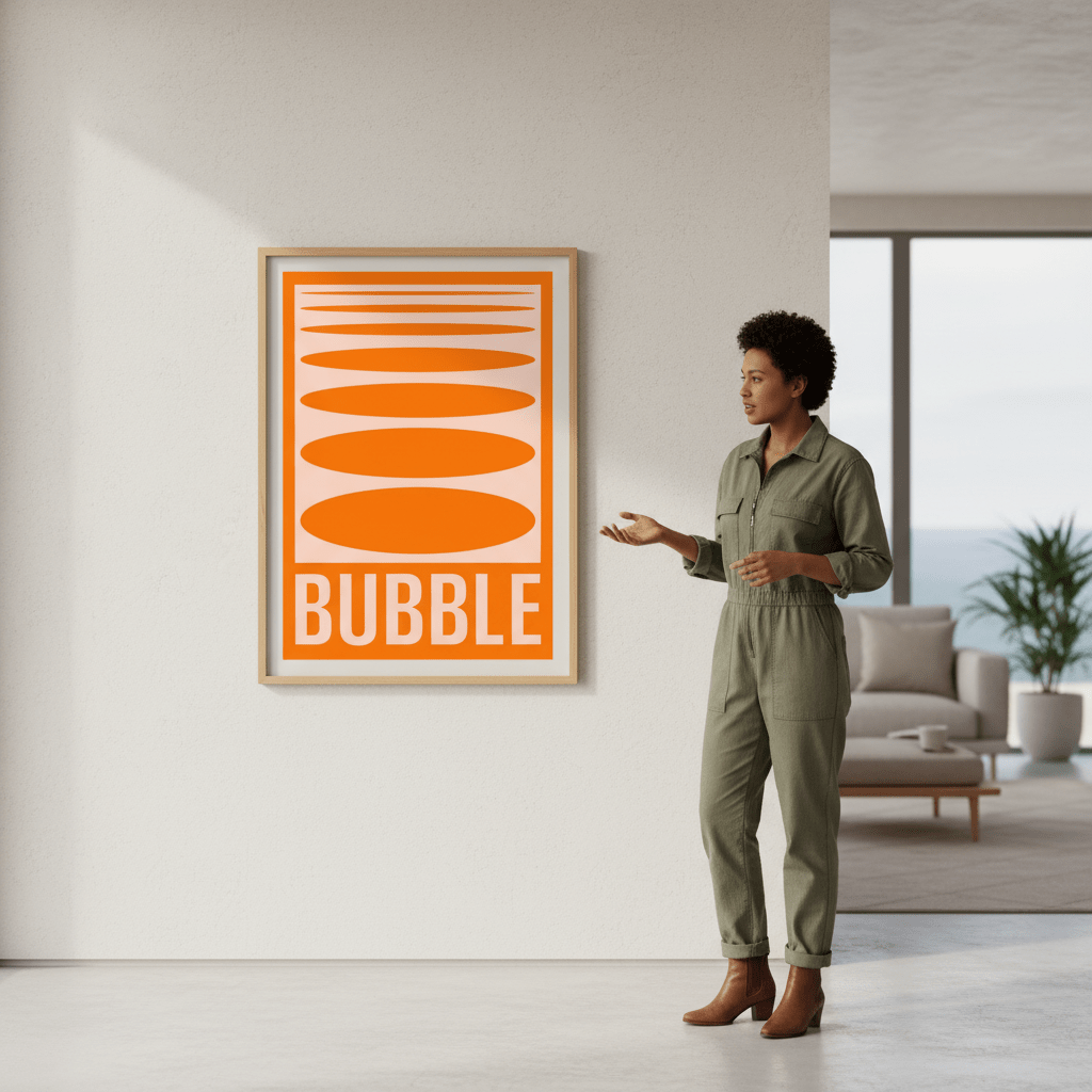 Bubble by Jerome Bizien wall - art - picture - poster