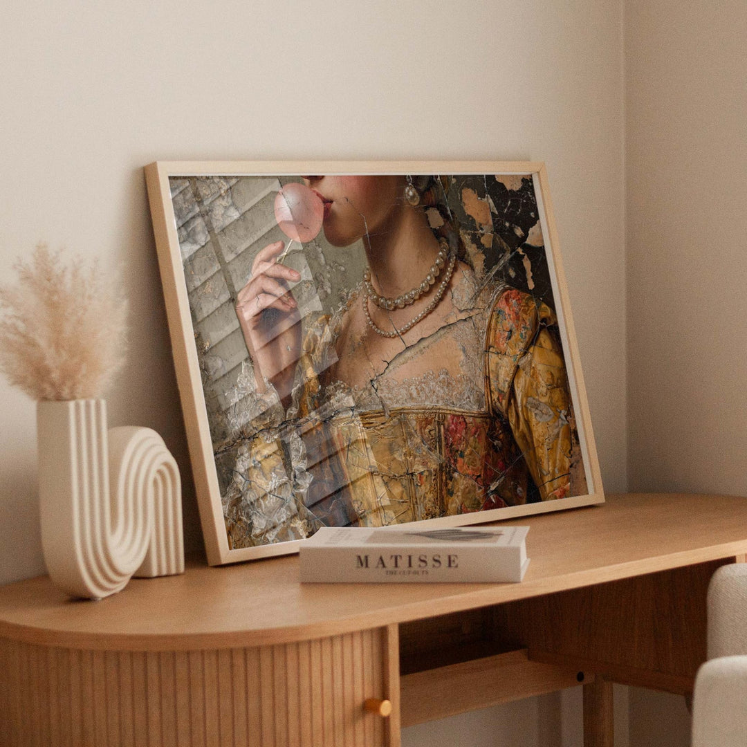 Bubblegum Pop Renaissance Landscape Art wall - art - picture - poster