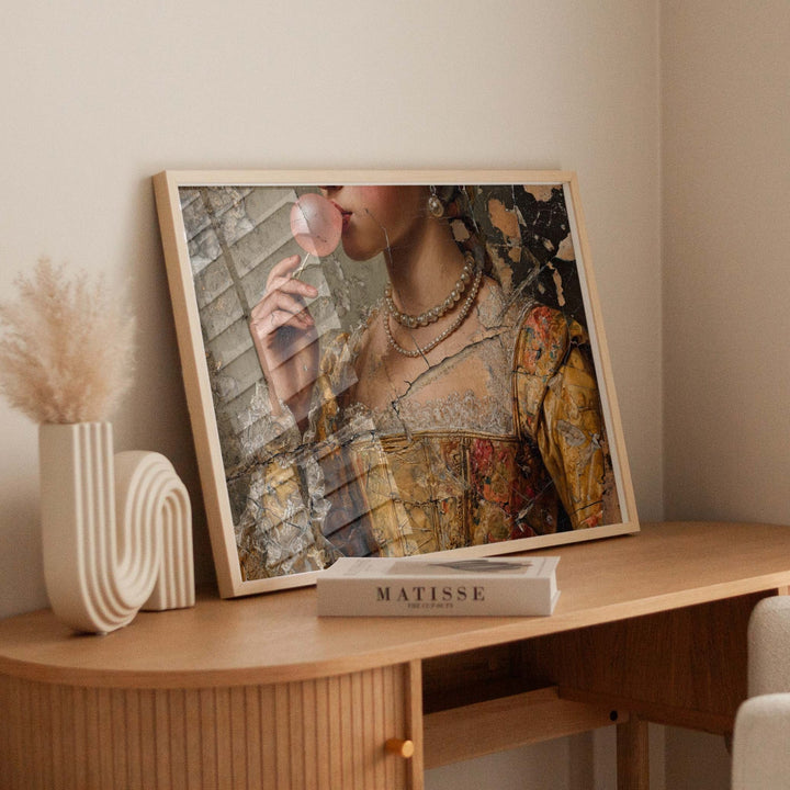 Bubblegum Pop Renaissance Landscape Art wall - art - picture - poster